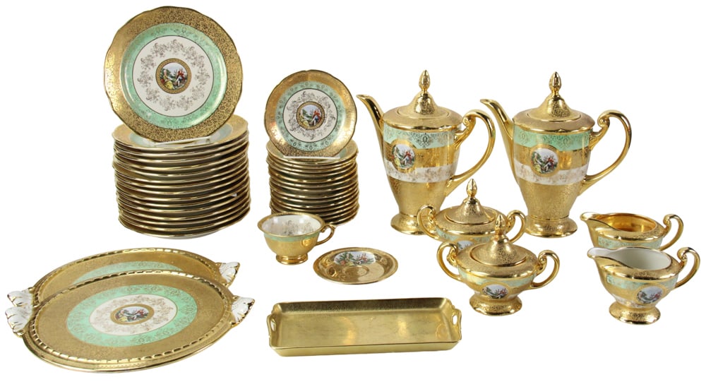 Le Mieux 24k Gold Decorated China, Plus (1 of 19)