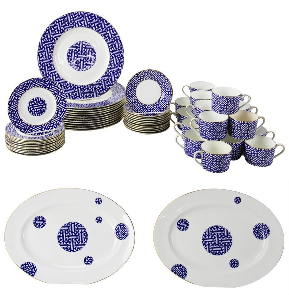 Coalport "Fretwork Blue (Canton)" China (1 of 19)