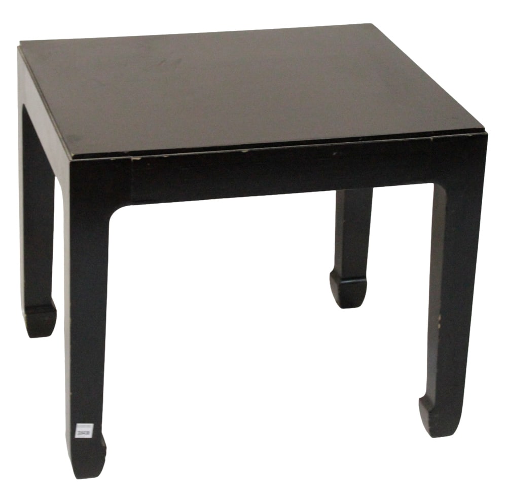 Lane Black Lacquered Occasional Table (1 of 6)