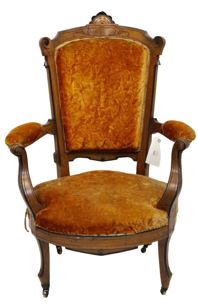 Vintage Victorian Gentleman's Armchair (1 of 6)