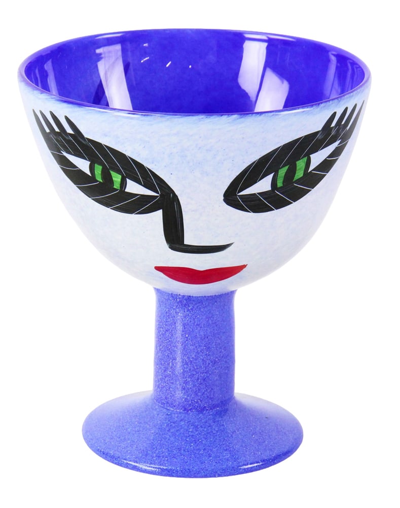 Kosta Boda "Open Minds" Ulrica Hydman Vallien Footed Bowl (1 of 9)