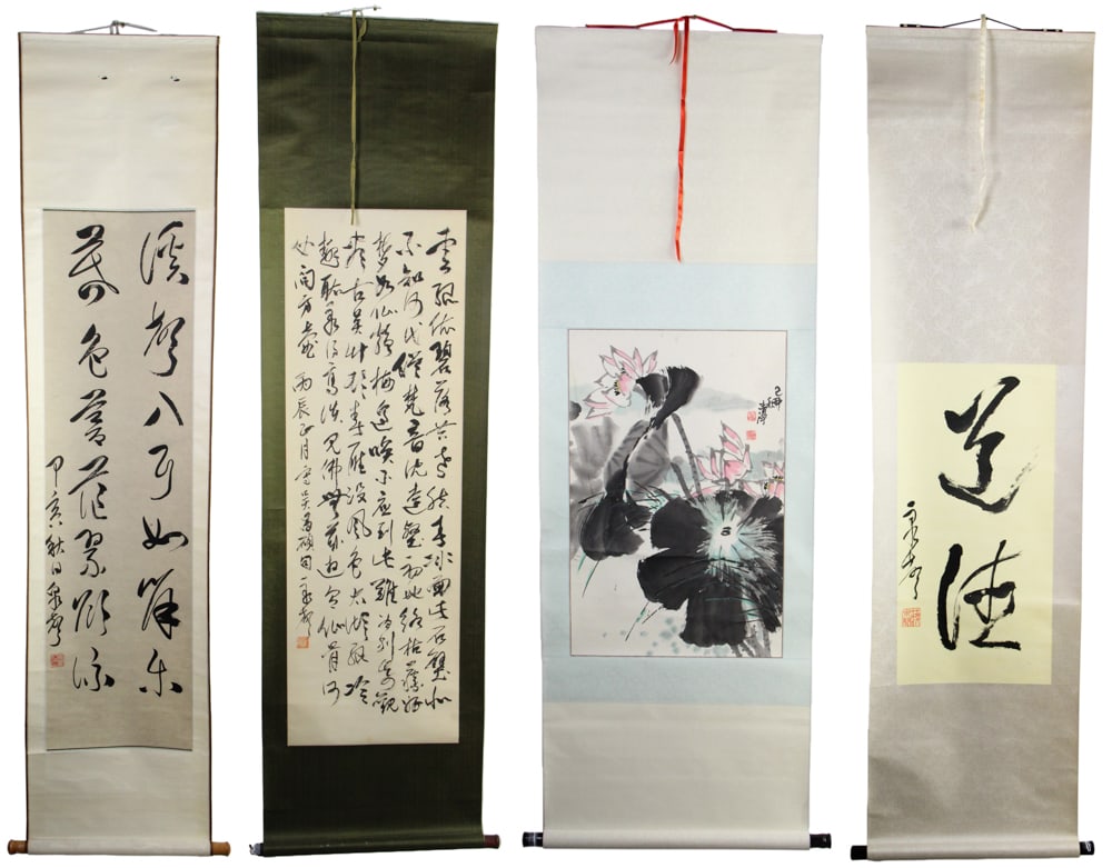 Japanese and Chinese Scrolls, Paintings (1 of 20)