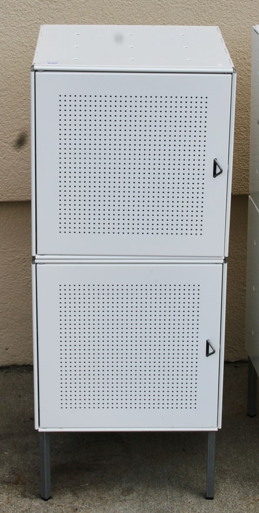White Metal Cabinets - 3