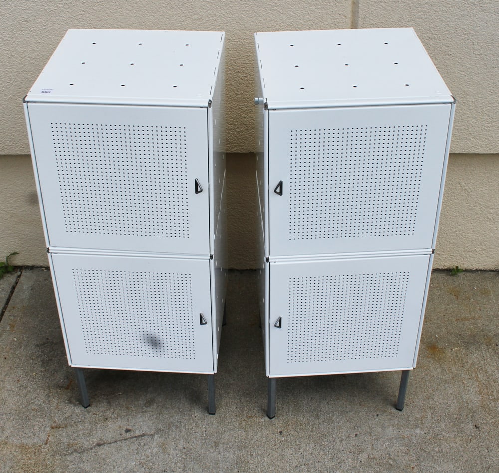 White Metal Cabinets - 6