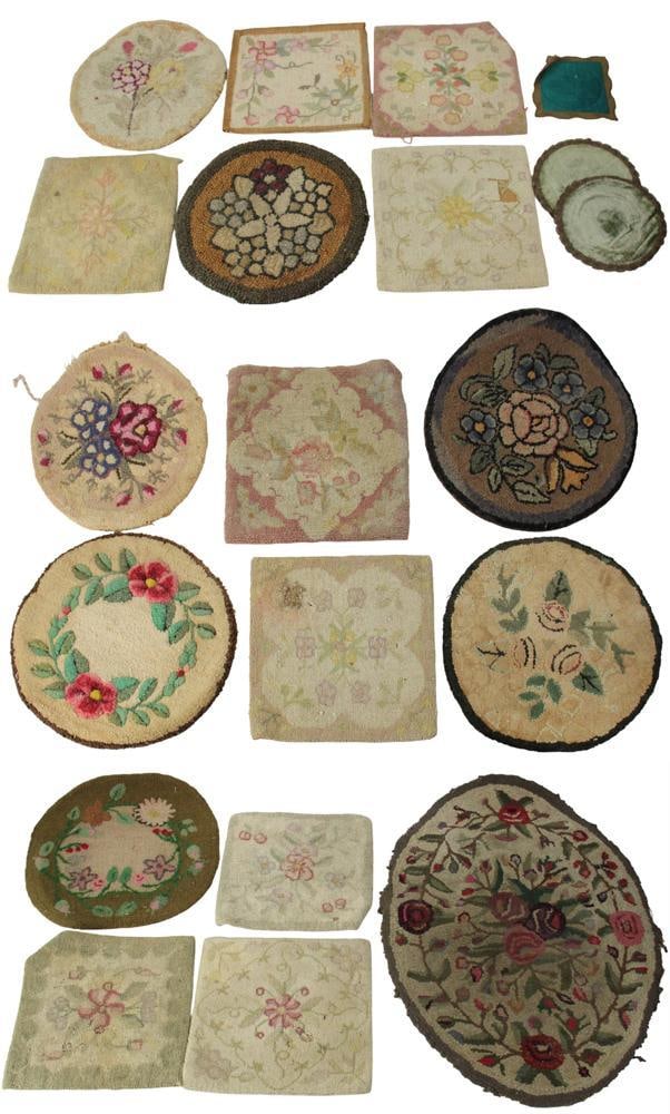 Old Hooked Rug Mats (1 of 17)