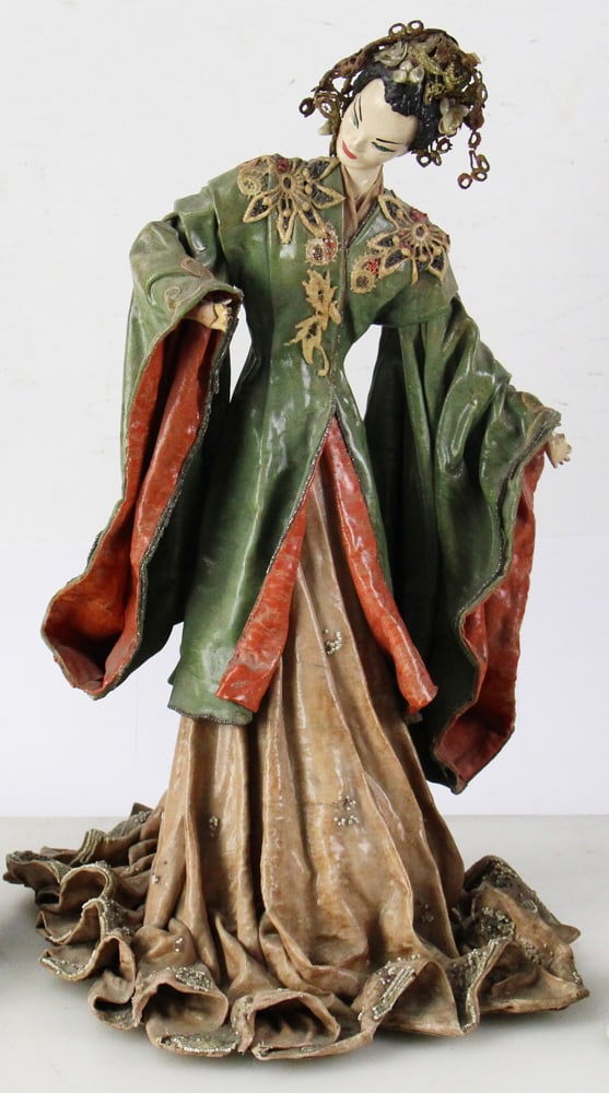 Papier-mache Asian Lady (1 of 5)