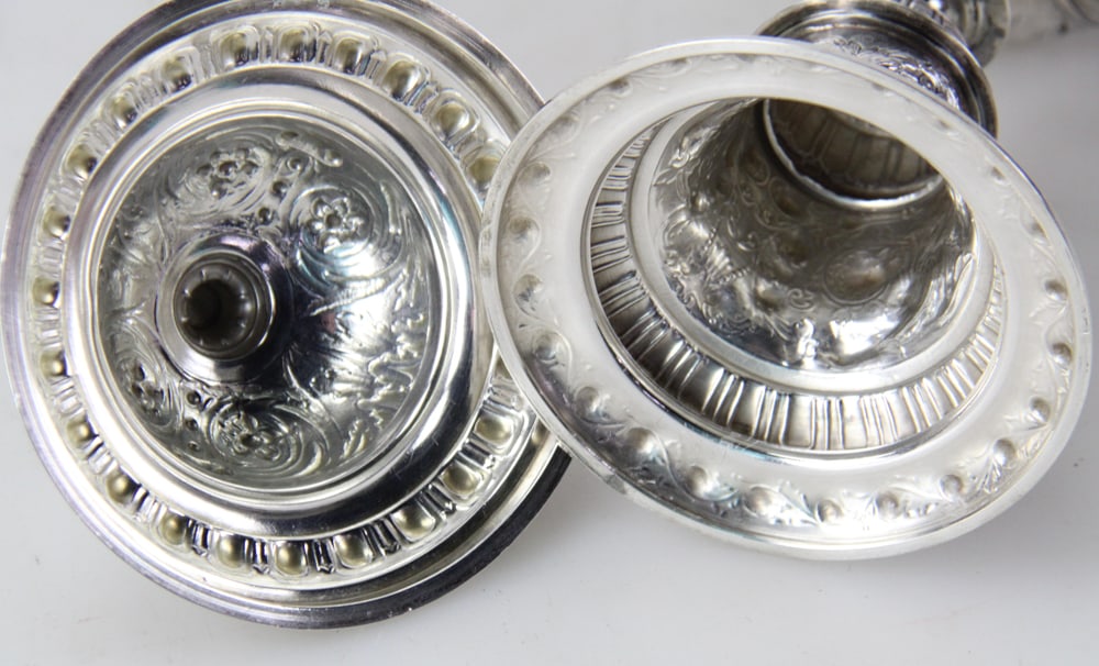 Repousse Silver Covered Chalice - 10