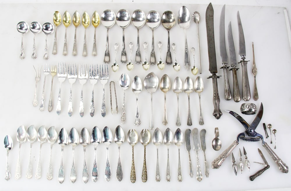 Sterling and Other Silver Flatware - 2