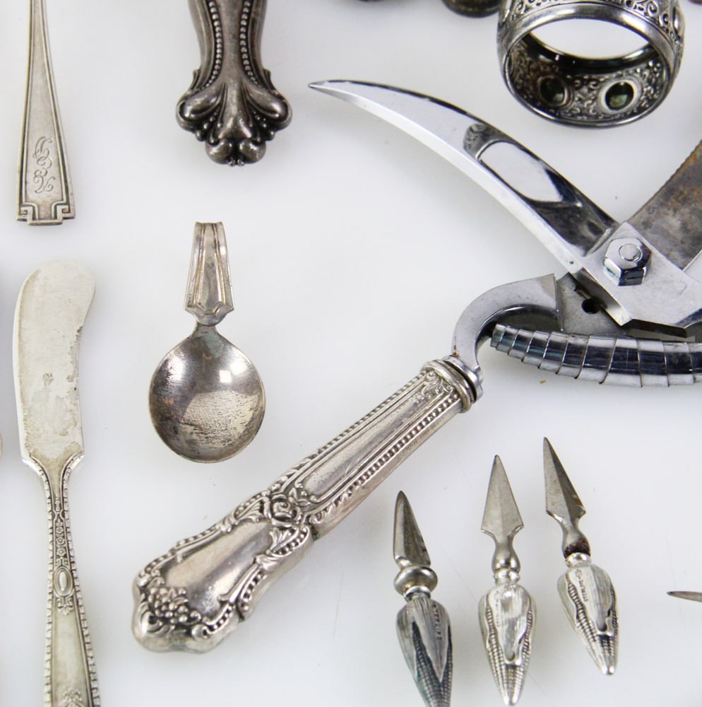 Sterling and Other Silver Flatware - 9