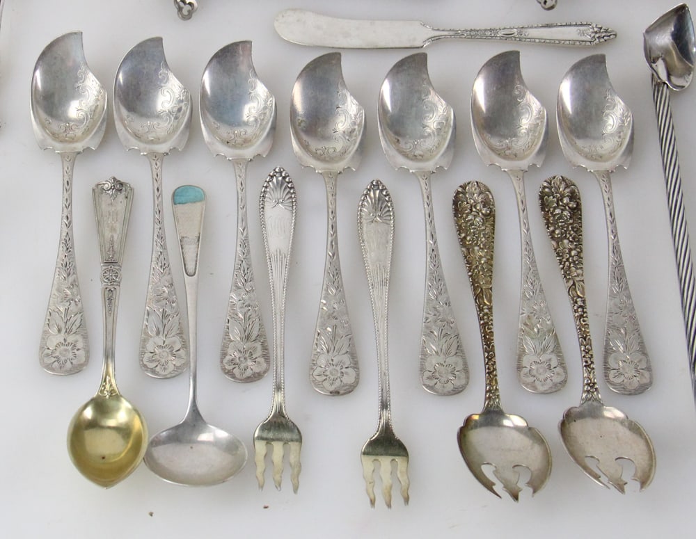 Sterling and Other Silver Flatware - 9