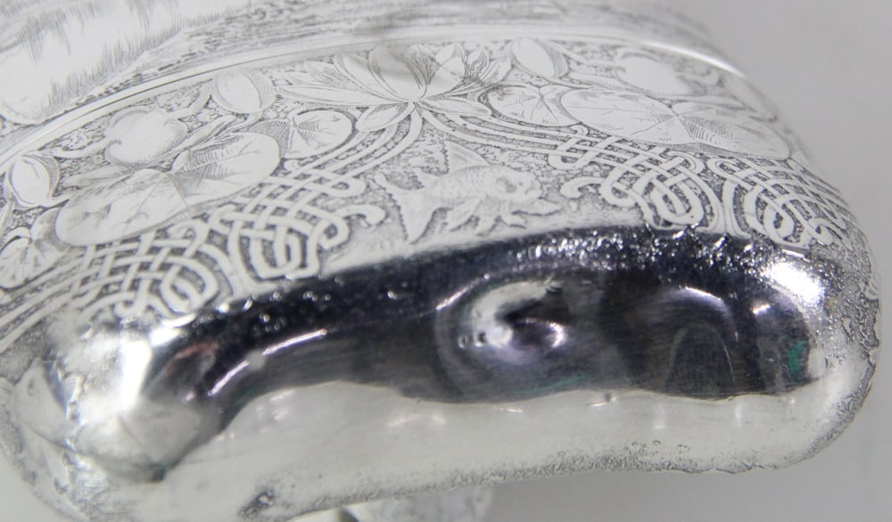 Tiffany and Co. Sterling Flask, Dated 1901 - 14