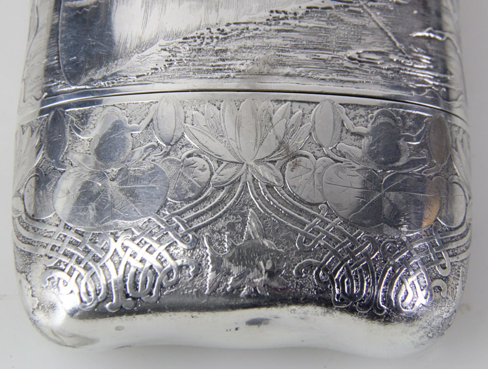 Tiffany and Co. Sterling Flask, Dated 1901 - 4