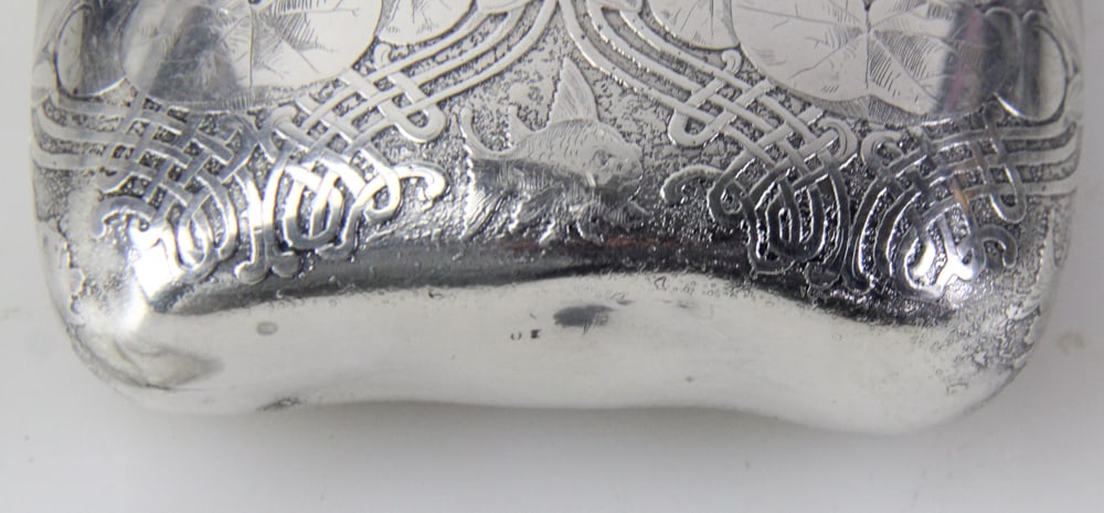 Tiffany and Co. Sterling Flask, Dated 1901 - 5