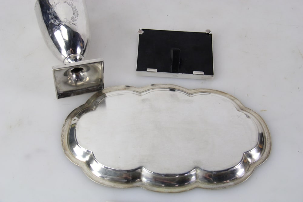 Assorted Sterling Items, Tiffany Frames - 8