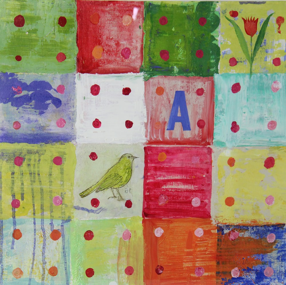 Anne Krinsky, Intersection, Mixed Media on Paper - 2