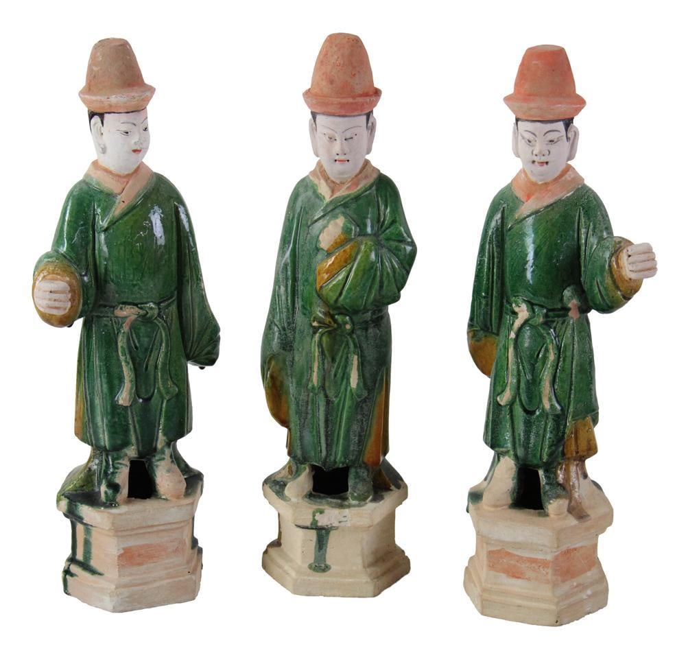 Chinese Ming Dynasty Style Group of Three Figures (1 of 10)