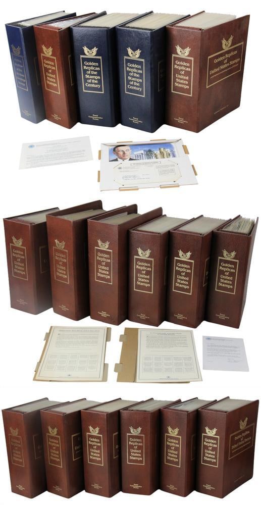 First Day Covers with Gold Replicas, 1980, Binders (1 of 20)