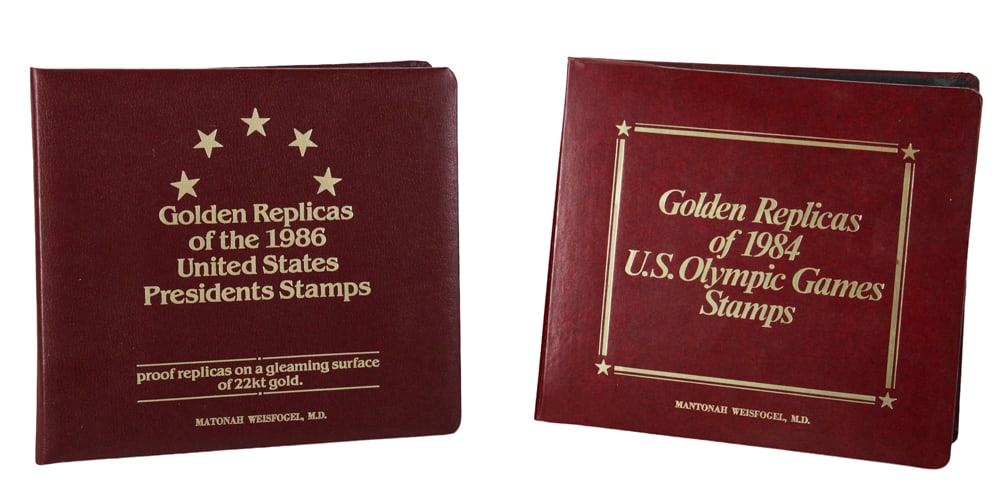 First Day Covers and Gold Replicas, 1984, Binders (1 of 20)