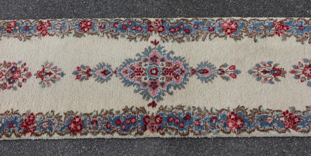 Semi-Antique Persian Kerman Runner - 2