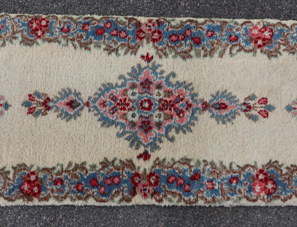 Semi-Antique Persian Kerman Runner - 5