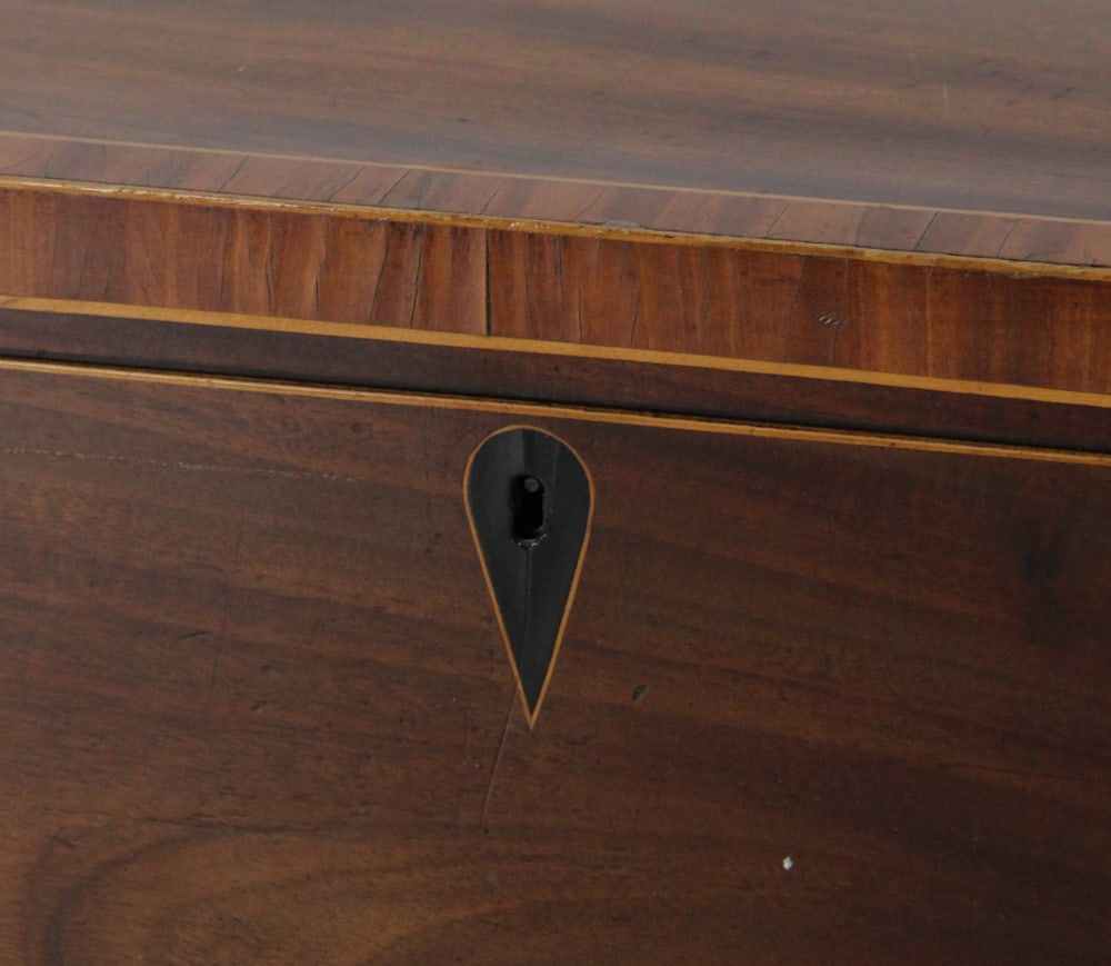 19thC Regency Inlaid Tea Caddy - 2
