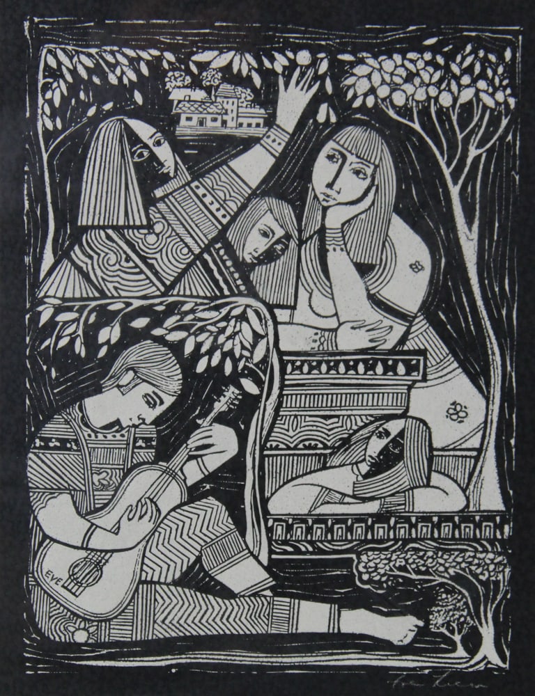 Luca, Woodcut - 2