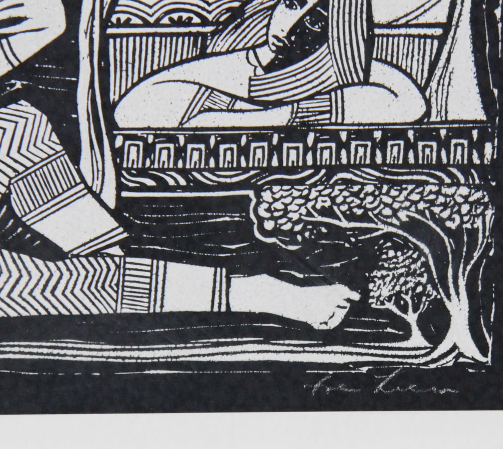 Luca, Woodcut - 6