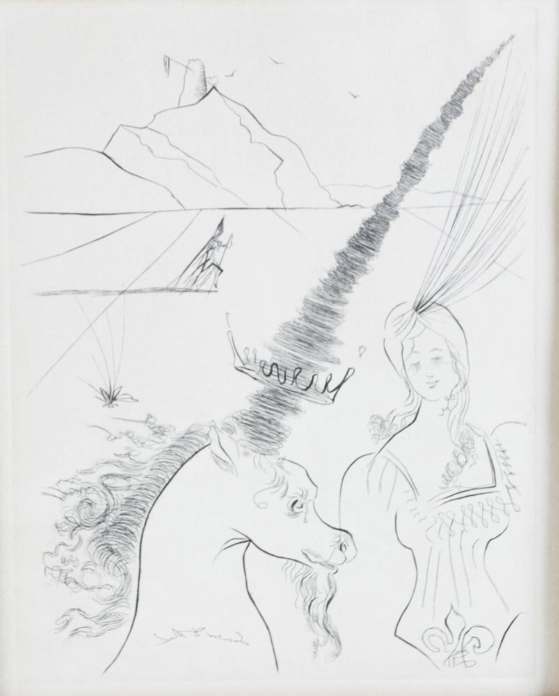 Salvador Dali Etching - 2