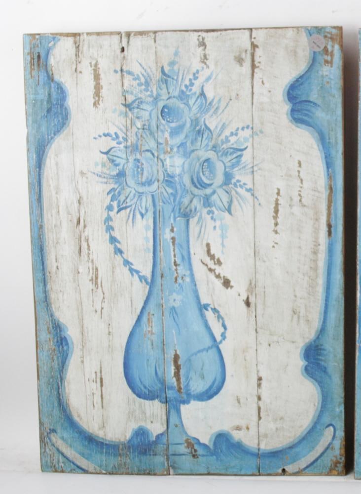 Hand-Painted Decorative Panels - 2