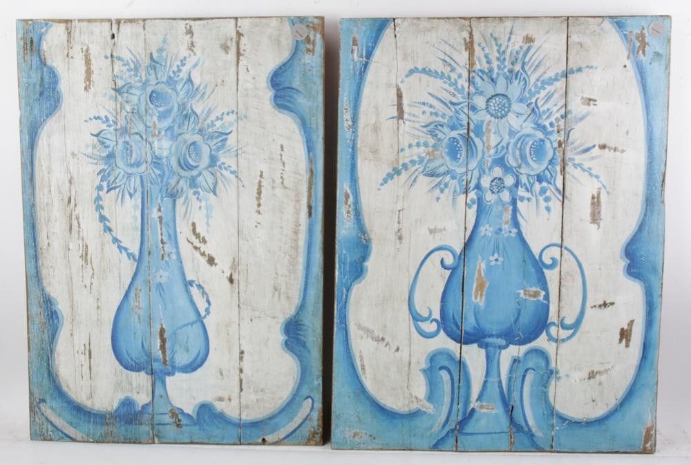 Hand-Painted Decorative Panels - 4