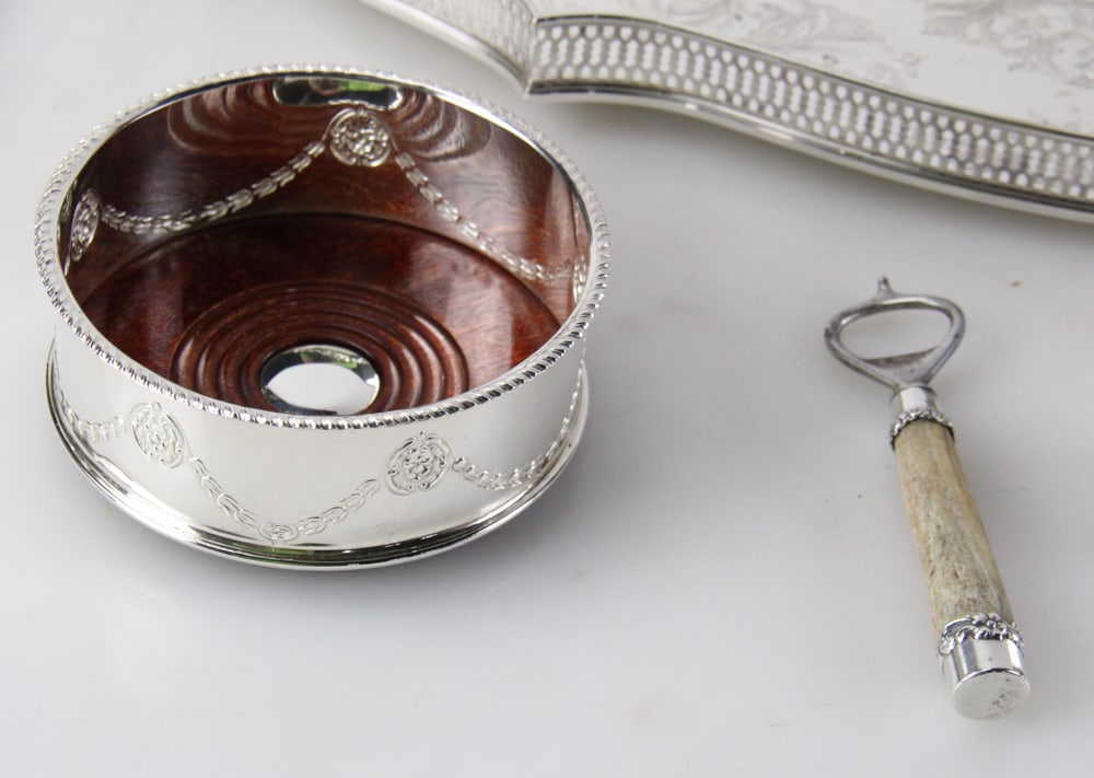 Assorted Silverplate Pieces with Tray - 6