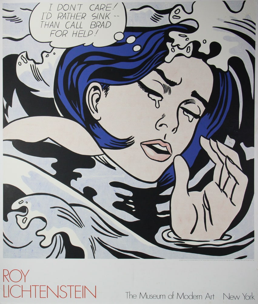 Roy Lichtenstein Poster Mounted on Styrofoam - 2