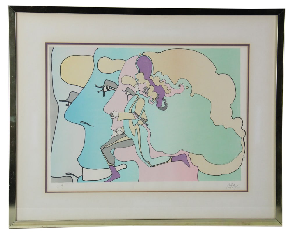 Peter Max, "Three Lords and a Runner", Lithograph (1 of 8)