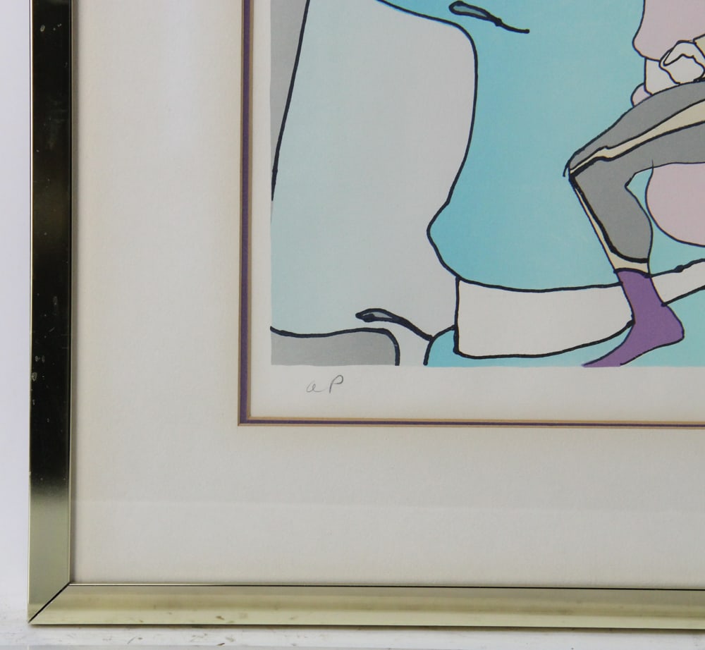 Peter Max, "Three Lords and a Runner", Lithograph - 4