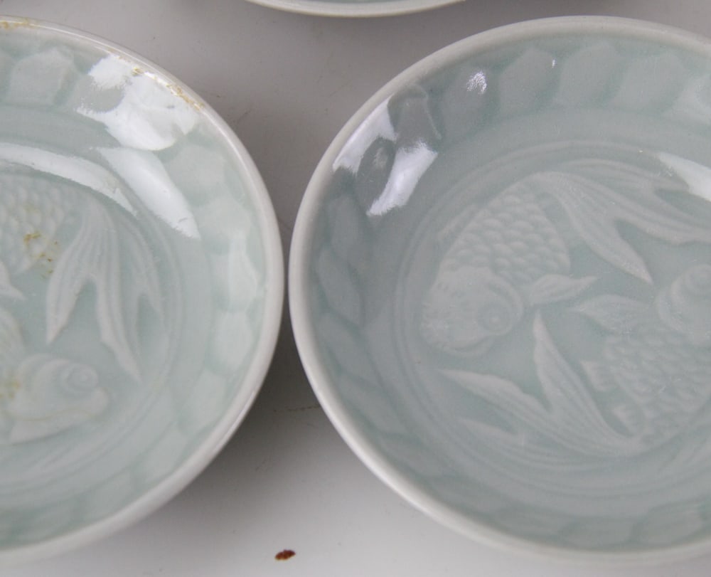 Chinese Celadon Tea Set - 7