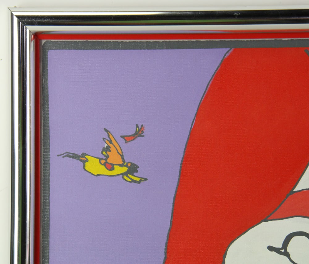 Peter Max, "His Own Eclipse", Original Acrylic - 4