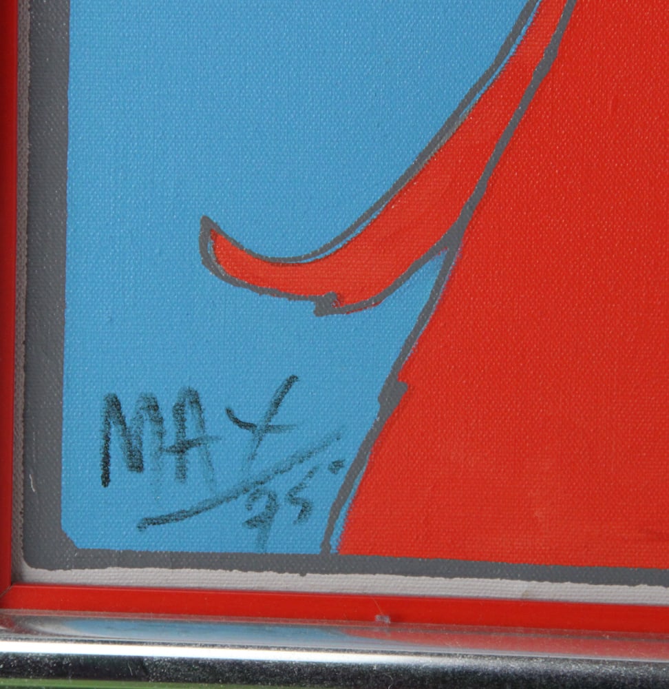 Peter Max, "His Own Eclipse", Original Acrylic - 6