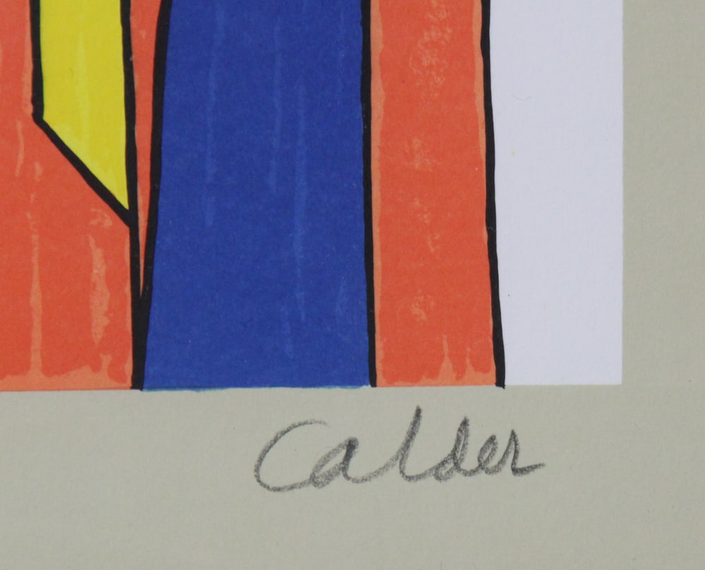 Alexander Calder, "Squash Blossoms", Color Lithograph - 7