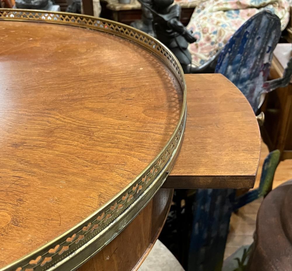 French Regency Oval Galleried Table - 5