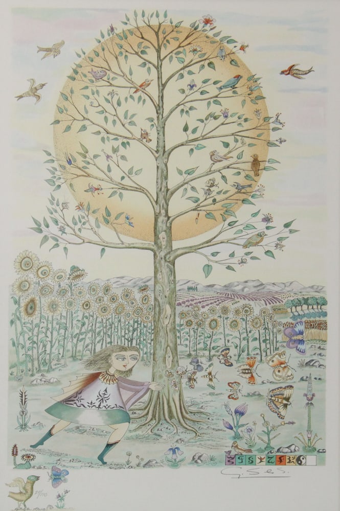 Guillermo Silva Santamaria, Two Lithographs - 3
