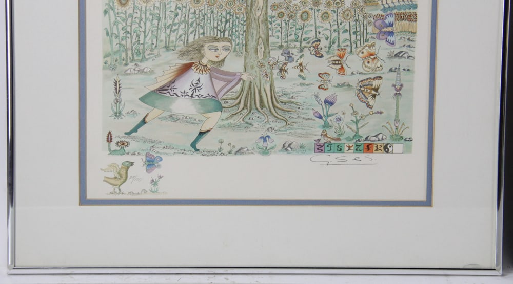 Guillermo Silva Santamaria, Two Lithographs - 5