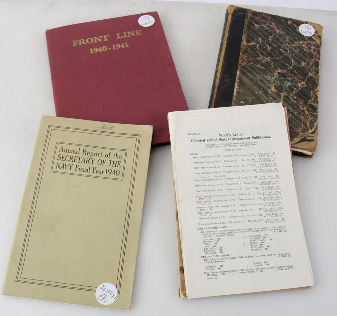 Military Ephemera, Reports, Register, Book (1 of 20)
