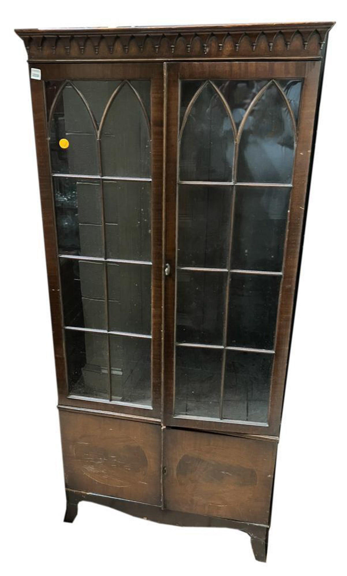 Gothic-style Mahogany Cabinet (1 of 7)