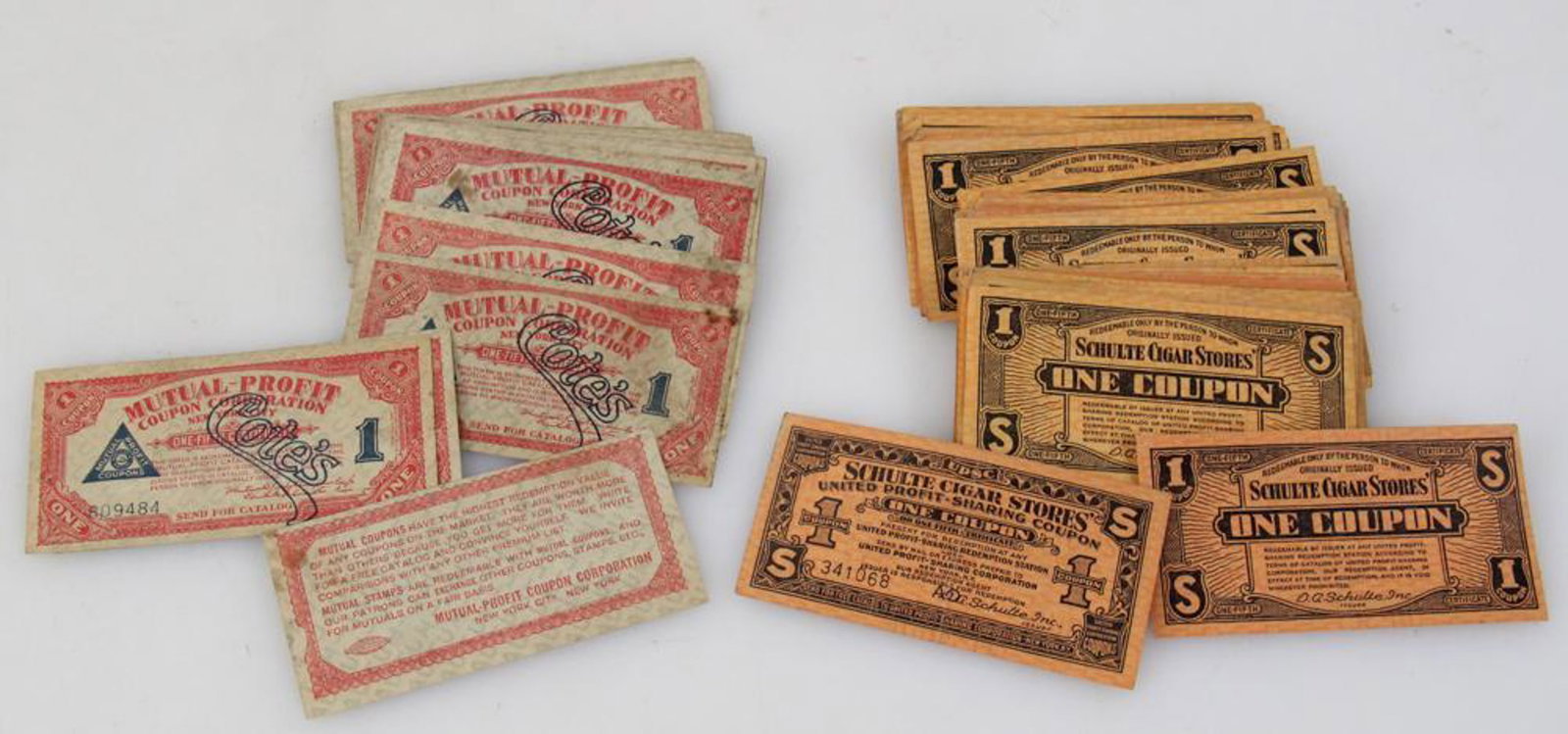 Large Group of Vintage Coupons / Certificates (1 of 8)