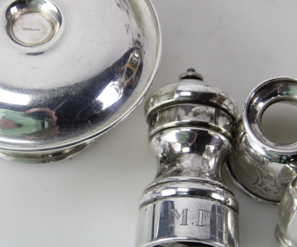Assorted Sterling and Coin Silver Items - 18