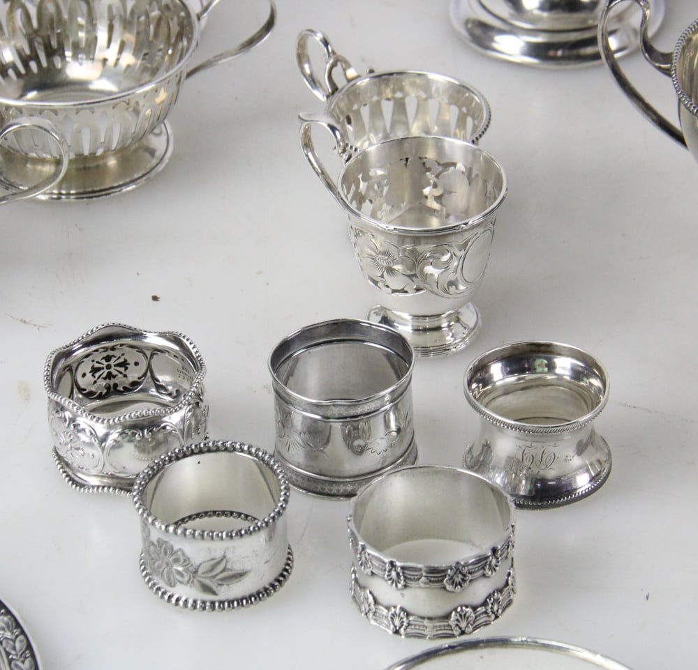 Assorted Sterling and Coin Silver Items - 4