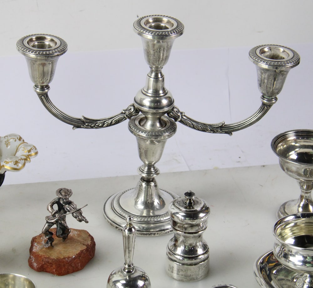 Assorted Sterling and Coin Silver Items - 9