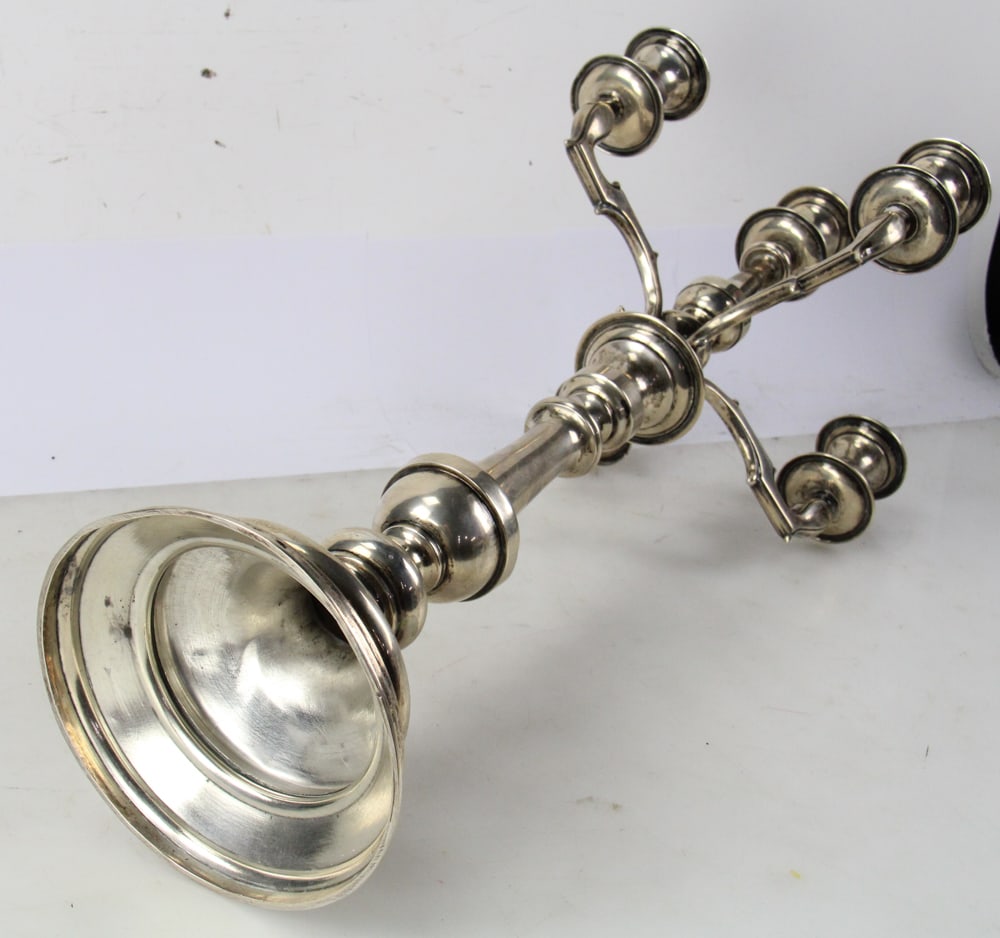 Five-Socket Candelabrum, .800 Silver, Austria/Hungary - 9