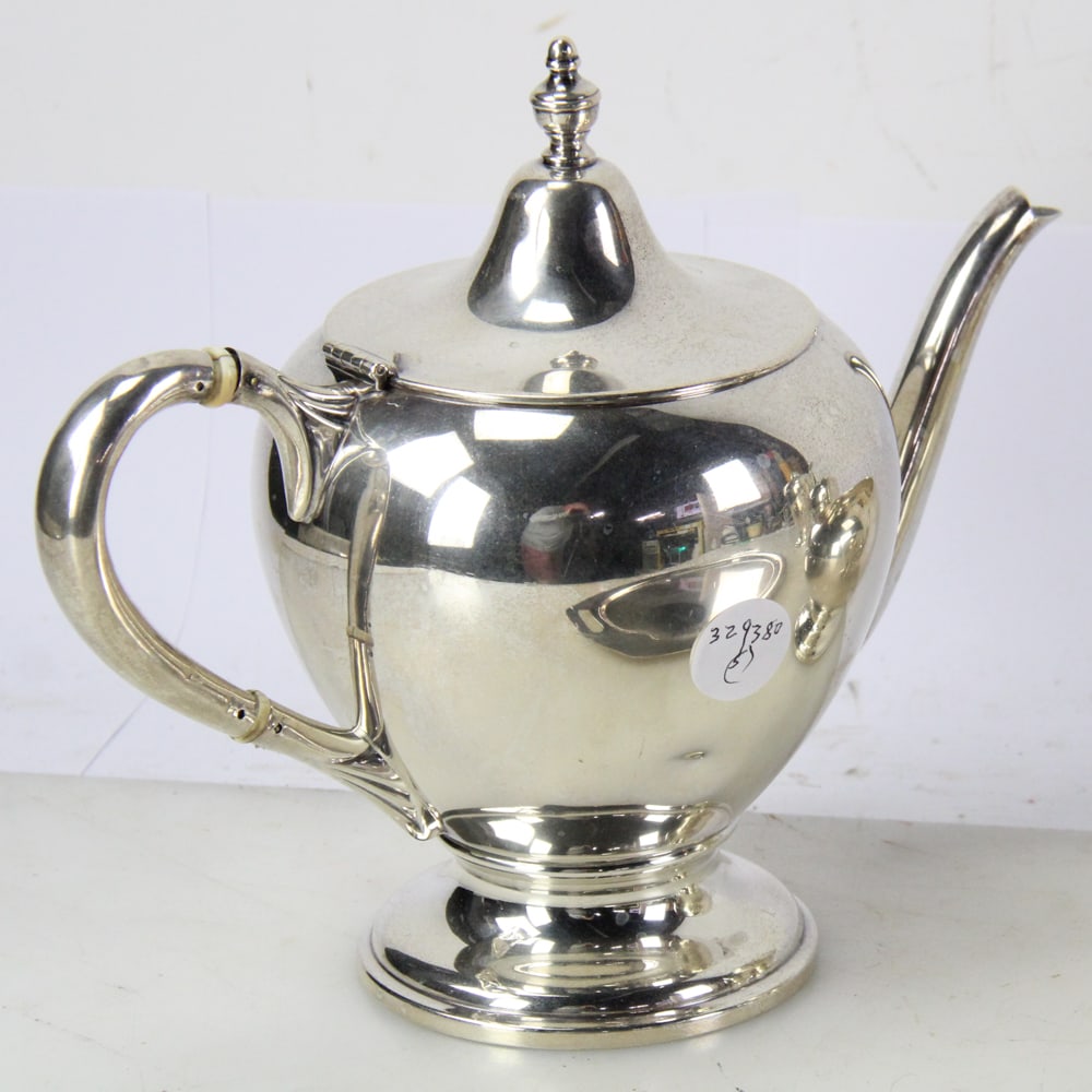 Five-piece Sterling Tea Set, "Dunkirk" Pattern - 2
