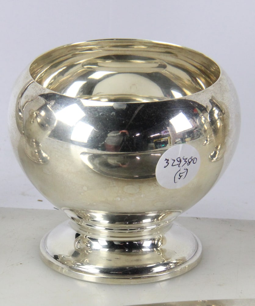 Five-piece Sterling Tea Set, "Dunkirk" Pattern - 3